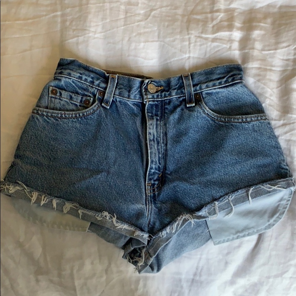 Denim shorts